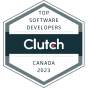 Clutch top software development badge